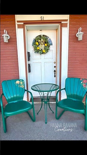 How to Paint Metal Outdoor Furniture | DIY Patio Furniture Makeover