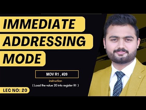 Immediate Addressing Mode | Computer Architecture and organization