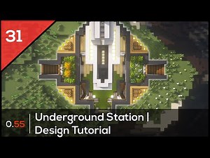 Minecraft Underground Subway Station | Railway Design (Tutorial)