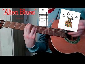 How To Play "Alien Blues" - Vundabar on Guitar (with tabs)