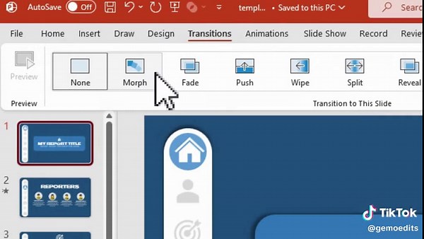Clickable Side Menu PowerPoint Techniques