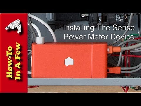 How To: Install The Sense Power Meter Energy Monitor