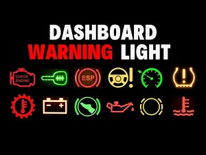 Car Dashboard Warning Lights: What They Mean & What To Do