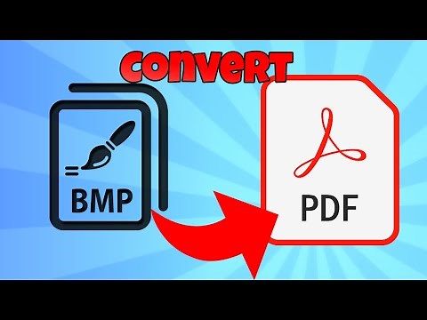 how to convert bmp file to pdf