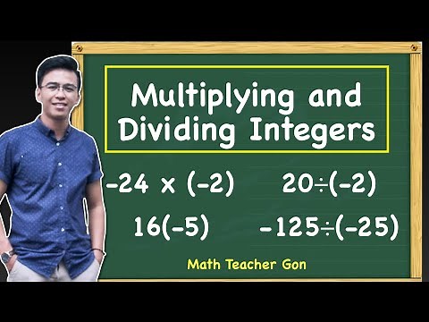 MULTIPLICATION AND DIVISION OF INTEGERS ‪@MathTeacherGon‬