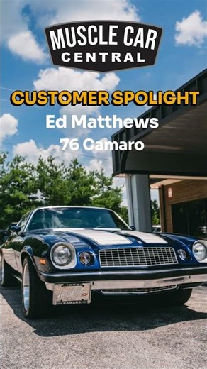 Check out Ed's killer 76 Camaro | Customer Spotlight #camaro #musclecars