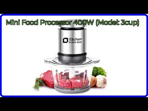 REVIEW (2025): Mini Food Processor 400W (Model: 3cup). ESSENTIAL details.