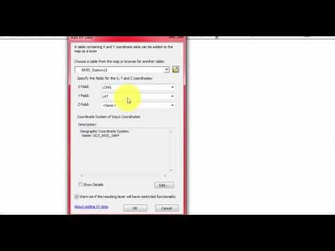 How to add xy data lat long data in ArcMap