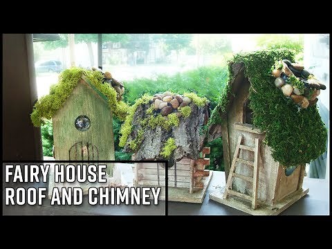 Fairy House Roof and Chimney DIY