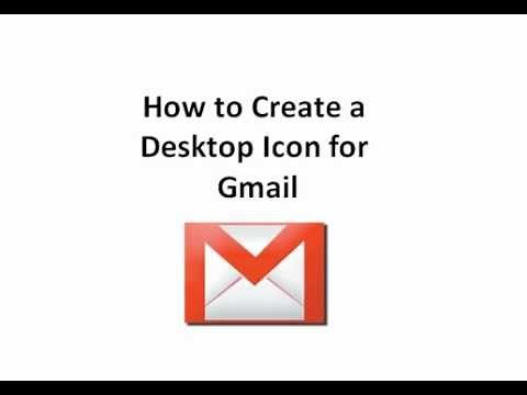 Create Desktop Icon for Gmail