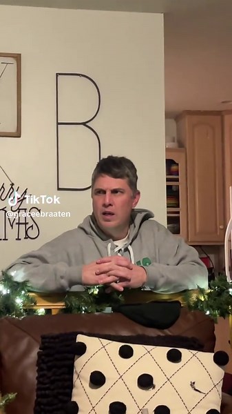 why does he look distressed