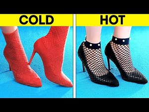 DIY FASHION LOOK TUTORIAL || Trendy Clothing Hacks And Shoe Tricks To Enhance Your Beauty