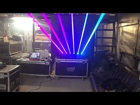 Laser bar rgb moving head