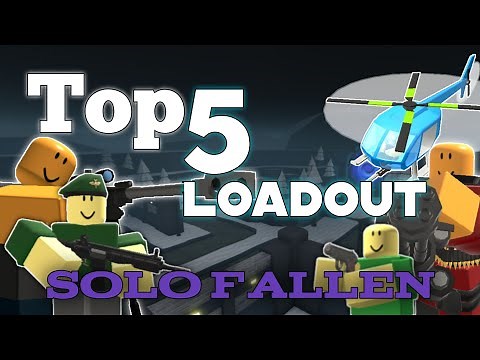 Top 5 loadout solo fallen (roblox tower defense simulator)