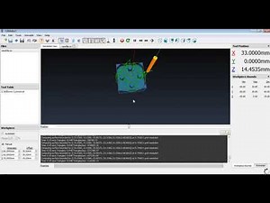 Симуляция в программе CAMotics.