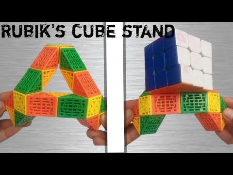 How to Make "Rubik's Cube Stand" With Snake Cube
