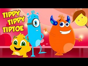 Tippy, Tippy TipToe | Coco Beats Cartoons For Children | Nursery Rhymes by Kids Channel