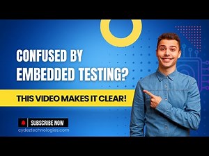 Embedded Testing for Beginners | Types & Essential Tools Explained - 2024 | cydeztechnologies.com