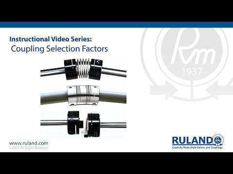 Shaft Coupling Selection Factors | Ruland