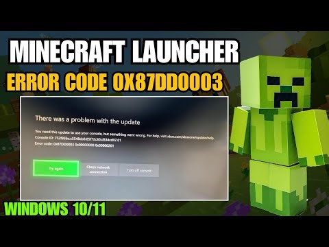 How To Fix Minecraft Launcher Error Code 0x87DD0003 In Windows