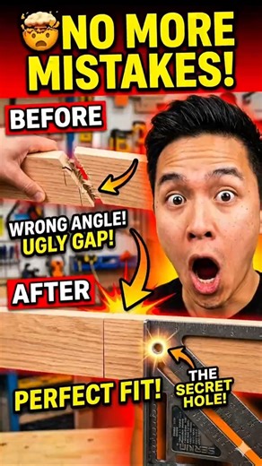 The Speed Square Trick You NEED To Know! 🛠️ #woodworking
