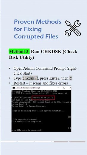 🚨 Fix Corrupted Files on Windows 11 – Step-by-Step Guide! #corruption #fix #guide