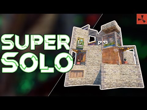 Rust Base Design - SUPER Solo Bunker Rust Base Design