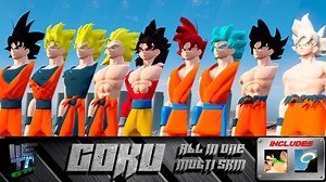 GOKU from Dragon Ball saga All in 1 [Add-On/Replace] 1.1 – GTA 5 mod