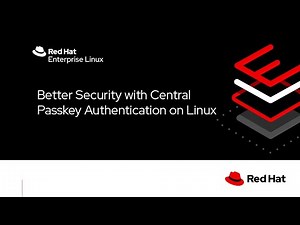 Better Security with centralized passkey authentication on Red Hat Enterprise Linux