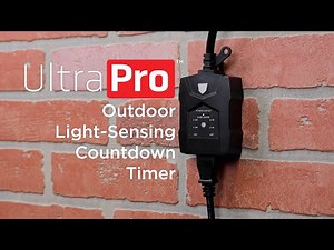 70301: UltraPro Outdoor Light-Sensing Digital Countdown Timer - Installation