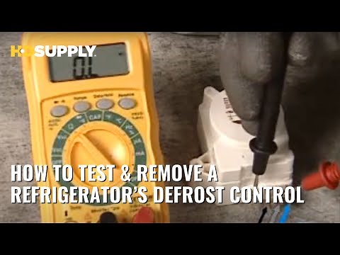 GE Refrigerator - Defrost Timer Test & Removal | HD Supply