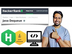 HackerRank | Java | Deque | Certification | Gold Badge