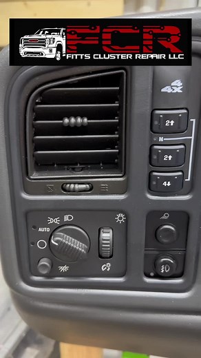 Custom Instrument Cluster Repair on Chevy Silverado and GMC Sierra Trucks