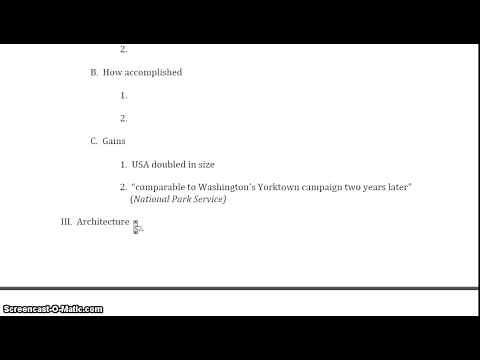 how to do research paper outline