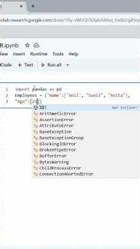 Create DataFrame in Pandas using Dictionary | Python Tutorial #python #pandas