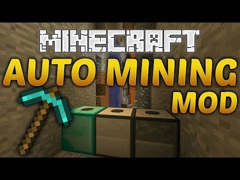 Minecraft: AUTO MINING MOD - Progressive Automation