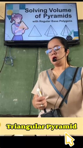 Triangular Pyramid #mathematics #Math8 #mathtutor #mathlesson #mathematician #MathTinik #mathskills #mathisfun #revisedkto12curriculum #mathteacher #MaamPagayon | Mommy Eiram MiniVlog