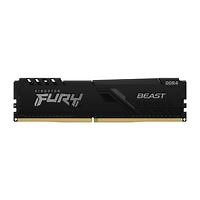 Memória RAM Kingston Fury Beast, 8GB, 2666MHz, DDR4, CL16, Preto - KF426C16BB/8