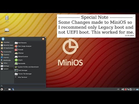 MiniOS Linux Full Install
