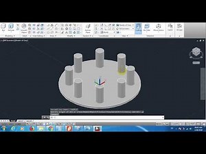 Auto CAD 2013-3d array