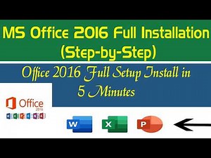 MS Office 2016 Full Installation Step by Step👈