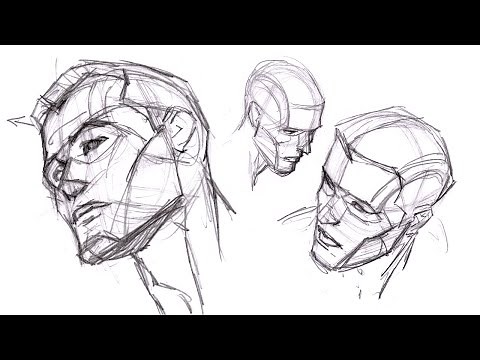 How To Draw Heads Using The Loomis Method
