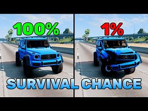 BeamNG.drive Realistic Crashes #9 | Epic Survival Chance Test