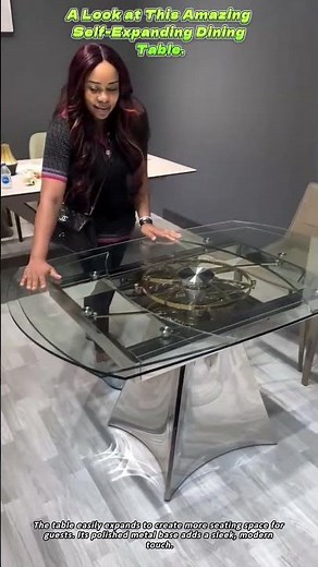 A Look at This Amazing Self Expanding Dining Table