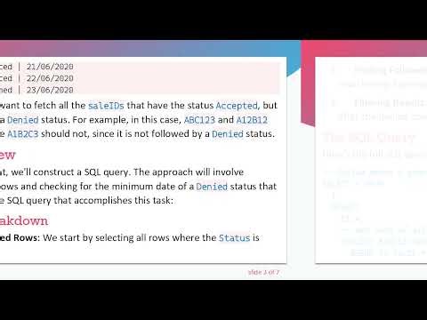 How to Select Rows Before a Certain Value in SQL