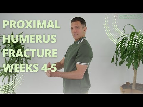 Proximal Humerus Fracture Weeks 4-5 | Scapular Mobilization, Self Massage & Isometrics | Phase III
