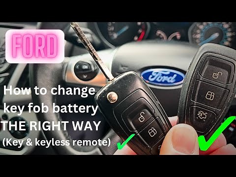 Ford Keyless & Key Fob Battery Replacement - How to replace battery