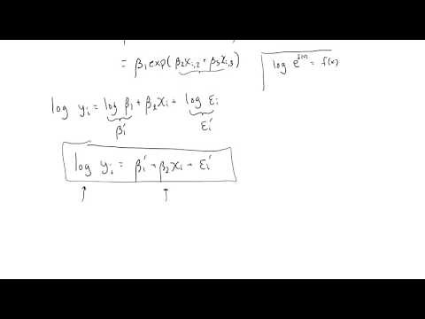 The log-linear model