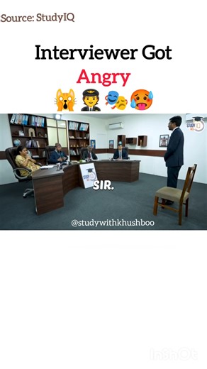 Interviewer Got Angry😡| UPSC Mock Interview #short #ias