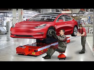 Elon Musk Most Advanced Factory: Inside Tesla Model 3 Production Line